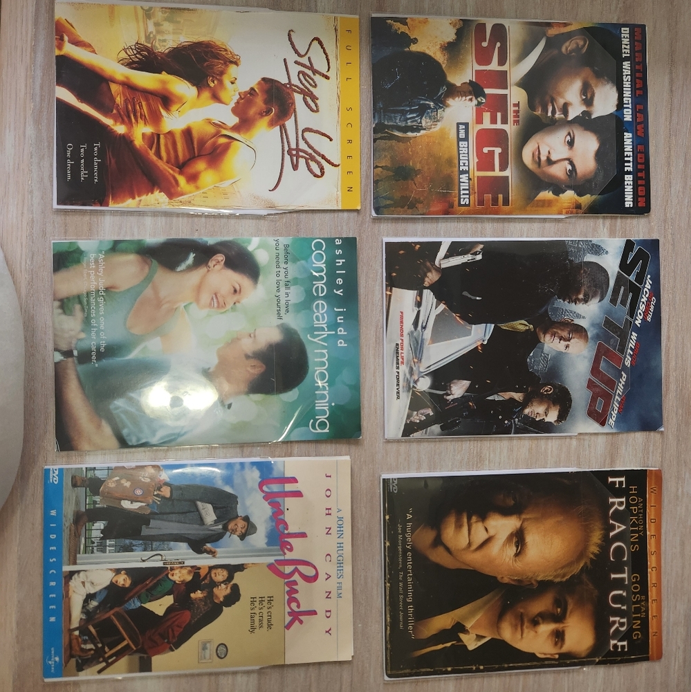 6 dvds
